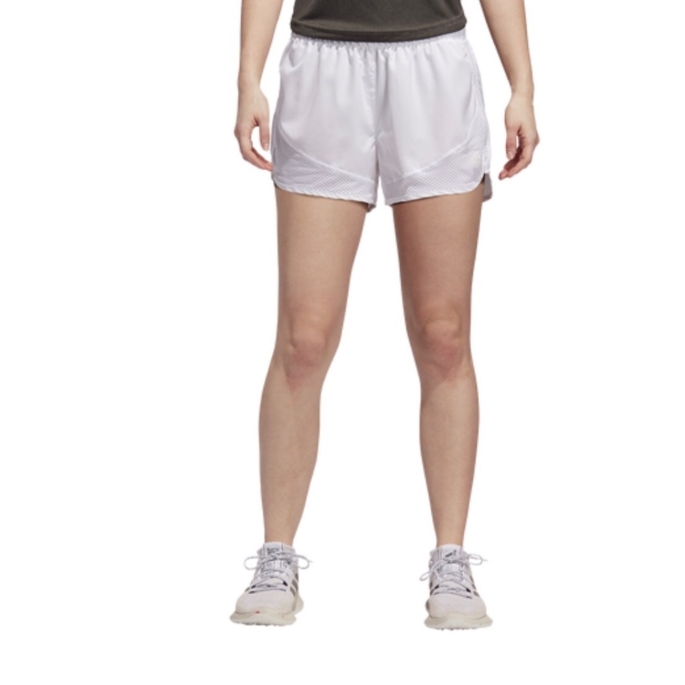 Adidas Women's M20 Running 3Shorts Aeroready White XS Mesh Athletic Breathable